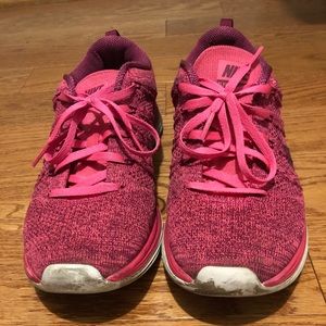 Women’s Nike Flyknit Lunar 1 in Pink